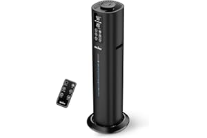 SEJOY Luftbefeuchter für Schlafzimmer großen Raum, Cool Mist Air 8L/2.11Gal Top Fill Luftbefeuchter mit ätherischen Ölen, Fernbedienung 360 ° Düse für Baby Büro Pflanzen Schlafzimmer