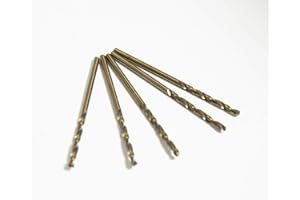STROTON Punte da Trapano M42 8% Cobalto per Acciaio Inossidabile e Metallo (3mm x 5pz)