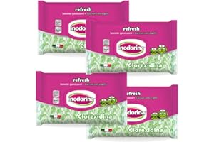 Inodorina Refresh - 100 Salviette Detergenti - con Clorexidina (4)