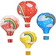 Pop The Party Paper 4Pcs Parachute Lanterns (Multi Color)