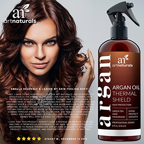 ArtNaturals Hitzeschutzspray Leave In Conditioner – 236 ml – mit Reinem Arganöl – Sulfat-frei - 6