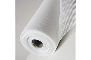 XXYANZI Maille Moustiquaire 0.8x10m, Grillage Garde Manger Anti Mouche Rouleau de Grillage, pour Porte Rideaux Fenetres - Blanc