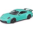 Bburago - 1/24 Scale Model Compatible with Porsche 911 GT3 2022 Sports Car Collectible Miniature (Mint Green)