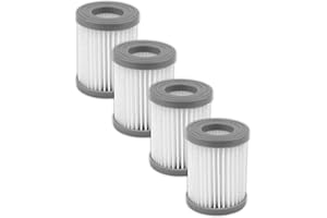 FILTERIST (4 Pièces) M320 Filtres HEPA de Rechange Compatibles avec Les Aspirateurs Robots Lefant M320/ M320G, Filtre Vertical, Filtre d'Aspirateur, Kit d'Accessoires pour Filtres, Kit de Filtres