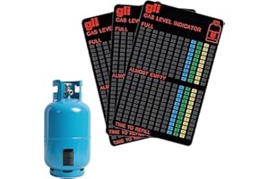 RUAYIA 3 Stück Magnetischer Füllstandsanzeiger, Butangasflaschen Gasherd, Gasflaschen Füllstandsanzeige für Propangas, Gasgrillflasche für Heimküche, Outdoor-Grill, Camping, Wohnmobil