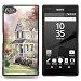 Produktbild Graphic4You Springtime Painting Drawing of a House Design Harte Dünn Hülle Tasche Schale Schutzhülle für Sony Xperia Z5 Compact