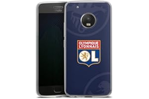 DeinDesign Coque Slim Compatible avec Motorola Moto G5 Coque Ultra Fine Coque en Silicone Ultra Fine Football OL Olympique Lyon