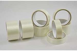 GSAP Global Self-Adhesive Heavy Duty Cricket Bat Tape (50m)| Fibreglass Tape for Cricket Bat Repair & Protection with High Tear Resistance (50mm)