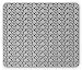Produktbild Retro Modern Mouse Pad, Black and White Swirls and Multi Dimensional Hypnotic Vortex Pattern, Standard Size Rectangle Non-Slip Rubber Mousepad, Black and White 9.8 X 11.8 inch