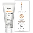 VRH Sunscreen Aqua Gel | SPF 30 Protection with Vitamin C, Aloe Vera, & Vitamin E | UVA/UVB Defense | Hydrating Formula | Non-Greasy & Zero White Residue | For All Skin Types –(50ml)