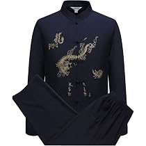 Veste Kung Fu Chinoise Traditionnelle BOZEVON - Homme/Femme, Style Tang, Manches Longues