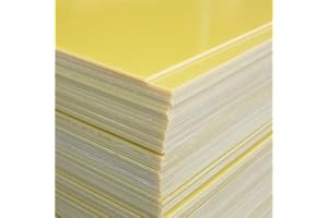 GOHAPY 3 Stück hochtemperaturbeständige Glasfaserplatte, Glasfaserplatte, 3240 Epoxidharz-Epoxid-Isolierplatte(1mmx300mmx300mm)