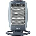 Krypton Halogen Heater 1200 W | High Performance with 3 Heating Power and Safety Tip-Over Switch/Perfect for Home and Office Use, Portable with a Carry Handle/Grey, 2 Years Warranty