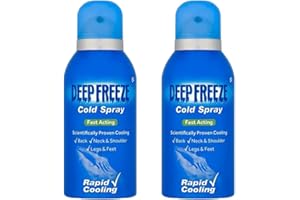 SUFE 2x75ml Fast Pain Relief Cold Spray Injuries Muscle Strains Joint