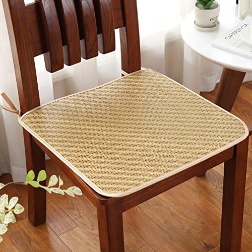 VDEGHSDGHFDDS Summer cushion, Non-slip sponge cushion rattan seat chair ice silk student cushion office cushion breathable computer cushion-O 50x50cm(20x20inch)