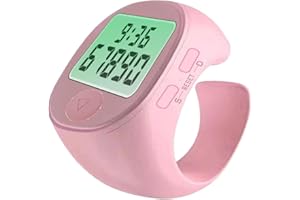 Fenteer Elektrischer Fingerzähler, Handzählzähler, Schwimmen, leichtes Outdoor-Sportgeschenk, tragbar, leise, kompakt für Männer und Frauen