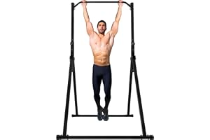 Reckstång inomhus gym rack hopfällbar gymnastikstång av kolstål justerbar höjd 175–230 cm för vuxna eller barn, lastkapacitet