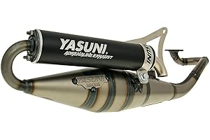 Auspuff YASUNI Scooter Z schwarz - YAMAHA Aerox 50 Cat (ab Bj. 2003) Typ:SA14