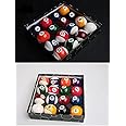 JBB Billiards Pool Ball Set of 16 Balls (52.5mm) with Designer Black Box