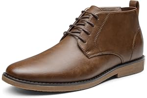 Bruno Marc Bottes Chukka pour Homme Botte Classique et Durable avec Doublure Respirante Bottine Confortable pour Travail Costume