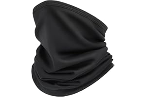 Oscenny Snood Elastic Binding Locked Thermal Windproop Long Size Snood For Cycling Running Motorcyclists Snoods for Men Women Autumn Winter cold weather