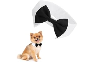 VOSSOT Hund-/kattfluga, justerbar slips för hund och katt, justerbar slips med stängning, husdjursband, hundhalsband, liten k