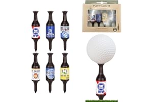 ‎QUIXOTICAL Quixotical Golf-Tees Bierflasche, Lustige Golf-Tees, Langlebige Kunststoff Golf Tee Zubehör, Geschenke für Golfspieler, 9 cm/3.54 Zoll Golf-Tees