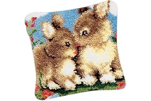 SM SunniMix Knüpf/Erwachsene zum Selber Knüpfen - Ostern Genschenk, 43 * 43 cm, ZD1029