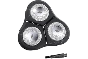 FEELYHEE RQ11 Lame Têtes de Rechange Compatible avec Philips Norelco sensotouch Series,En Acier Inoxydable Tete de Rasoir,Pour Philips Norelco Les Rasoirs électriques HQ11 1150X 1160X RQ1160CC et Modèles