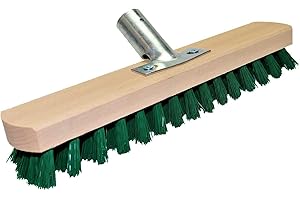 LOGOK2K Cotarba12" 310mm GREEN Deck Scrubbing Brush Head Stiff Bristle Hard Broom Sweep Scrub