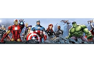 MARVEL AG Design WBD 8087 Borde de Papel Pintado, Multicolor, 5 x 0,10 m