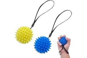Skythrive 2 Piezas Pelota Antiestres Adultos Mano - 2 Niveles Fortalecedores de Mano, Pelota para Ejercicio Manos y Dedos