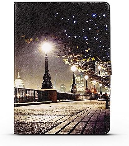 iPad PRO 10.5 Wallet Case. PU Leather Cover for Apple iPad PRO 10.5. Folding Stand. Internal Card Slot, Money Pocket. Picture Designs. For iPad Models A1701 A1709. For iPad PRO 10.5 Stylish, Fashionable TAblet Accessory Protector for iPad. Magnetic Clasp CloseCase for Apple iPad Pro 10.5 Wallet Cover for PRO 10.5 iPad. Bridge and Lamp Pattern