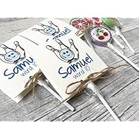 Einladungskarten zum Geburtstag - Bowling- inkl. Lollies