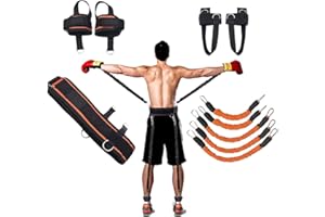 YNXing Strength Training Rope per Boxe, Basket, Scherma Allenamento Resistenza Corda Blu Stretch Cord Tensione Corda Attrezzature per il Fitness