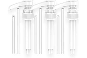 MELLBREE Pompe doseuse pour B. Body Nutrition, 3 pièces, Vital Drink - Pompe de première pompe réutilisable - Pour bouteilles de 500 ml/1000 ml avec 3 tuyaux longs et 3 tuyaux courts