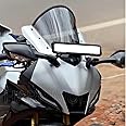 HARP MODZ® R15 V4 M Indonesian Type Bubble Visor Windshield Wind Deflector (Smoked Black)