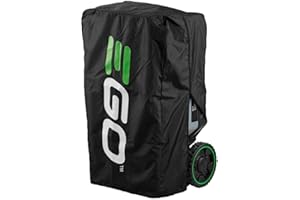 EGO POWER+ EGO CM001 Schutz vor Staub, Schmutz und Ablagerungen, strapazierfähiger Stoffbezug für Behind Rasenmäher, schwarz