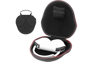 Yuhtech Torba do przenoszenia, kompatybilna ze słuchawkami Apple AirPods Max, Hardshell Eva pokrowiec na słuchawki
