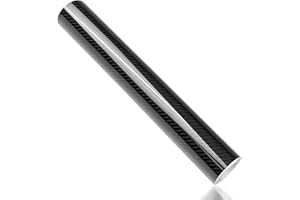 Fousenuk 6D Covering Carbone, 30×300cm Fibre de Film Voiture Autocollant Adhésif, Plastique Noir Brillant Film Carbone Protection, Imperméable Antiadhésive, pour Voitures, Motos, DIY Décora