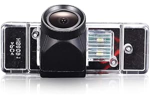 BERLINGAN Nueva Lente de 20 mm Color HD Visión Nocturna Impermeable Luz de la matrícula del Coche Cámara de visión Trasera para Sunny Qashqai x-Trail geniss dualis Citroen C2 C3 C4