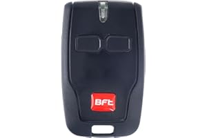PEGRAUFC BFT Gate Remote, 433MZH Remote Garage Door Remote Control BFT Mitto 2, Gate Remote Control Fob 2 Buttons For Rolling Mitto 2, Kleio, Ghibli, TRC 2