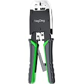 VegGieg RJ45 RJ11 RJ12 Jack &Ccedil;akma Pensesi 6P/8P Ağ ve Telefon Kablosu Jak Kesme Soyma Sıkma Aleti