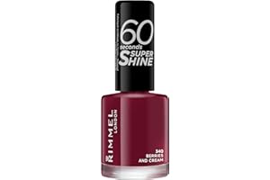 Rimmel London 60 Seconds Super Shine Esmalte de Uñas, Berries And Cream 340