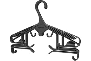 Mares Universal Hanger Cintre Multi-usages Adulte, Noir, Taille Unique