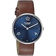 Sonata Poze Quartz Analog Blue Dial Leather Strap Watch for Men-SP70007SL01