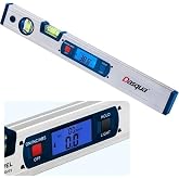 Dasqua 8301-2645 Dijital Eğim &Ouml;l&ccedil;er 40 cm | Mıknatıslı ve Işıklı LCD Ekran