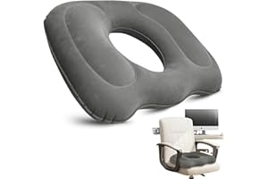 ZDL Nadmuchiwana poduszka ortopedyczna, poduszka do siedzenia ortopedycznego, poduszka na hemoroidy dla mężczyzn, poduszka do siedzenia z hemoroidami z pompą, poduszka do pączka, poduszka na krzesło