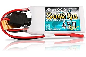 Gens ace 2S LiPo batería 7.4V 30C 450mAh con JST-SYP para RC Heli Airplane Coche Camión Helicóptero Multimotor DIY Hobby