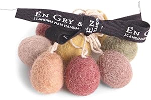 Gry & SIF kleine Osteranhänger Eier, Filzeier, Ostern, Osterdeko, Frühlingsdeko aus Filz, Handmade, Fairtrade | helle Bunte Ostereier, 2 cm, 8er Set